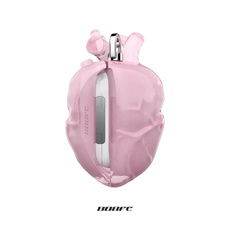 Airpods Pro Case Cover Original Custom Pink Heart Silica Protective Case for AirPods3 Personalized Earphone Accessories Y2k Gift