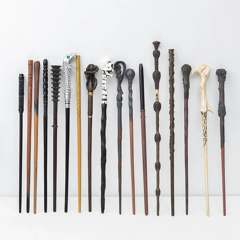 34-42cm Funny Magic Wands Resin Magic Wizard Wand Movie Dumbledore Snape Cosplay Props For Boys Girls Gift