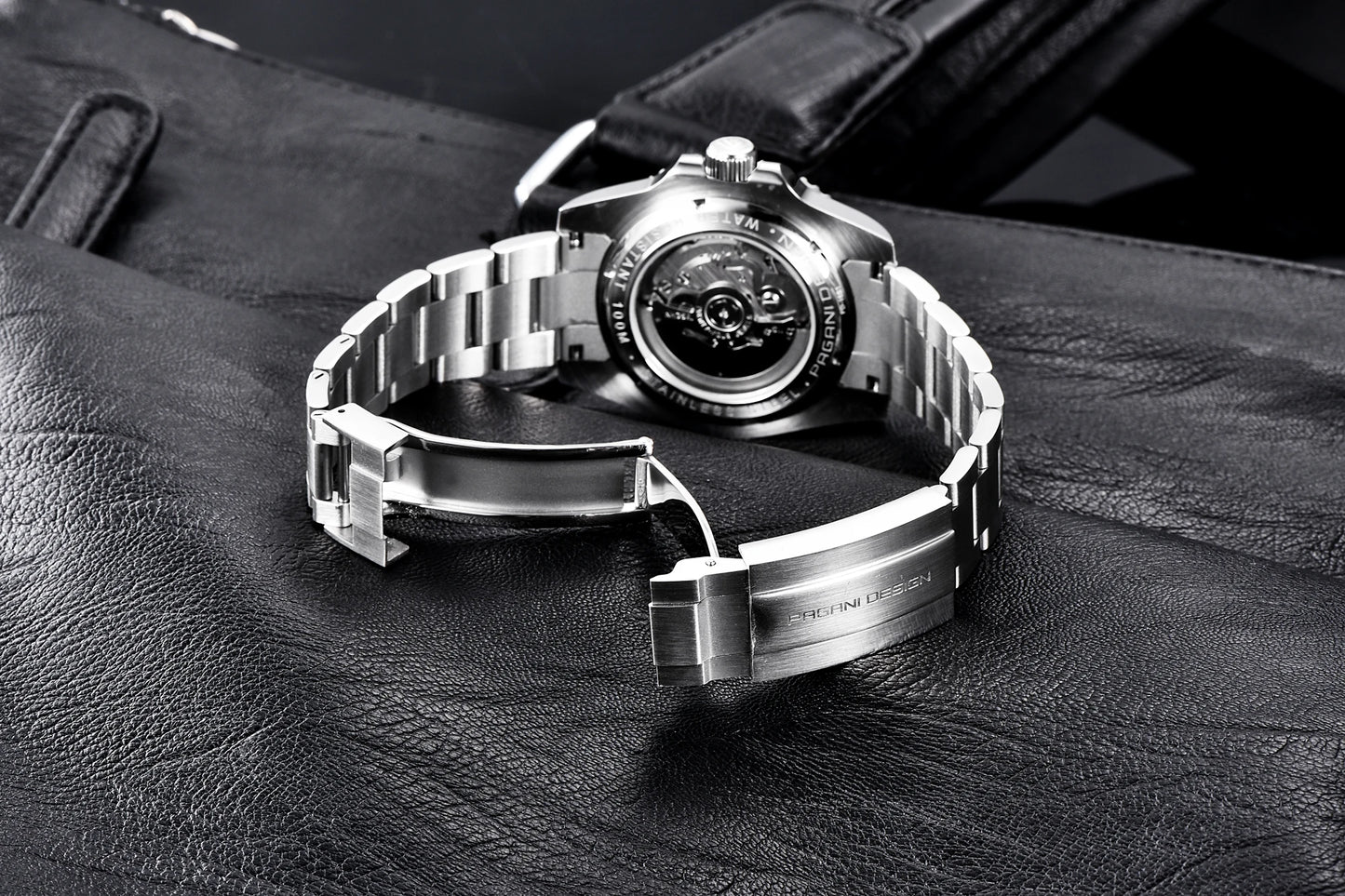 PAGANI DESIGN Men's Mechanical Wristwatches Luxury Brand Mens Watch NH35 100m Waterproof Sapphire Diving Watch reloj hombre