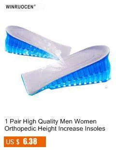 3-9cm Height Increase Insoles for Men Women Elevator Shoes Cushion Unisex Sneakers Heel Lifting Insert Heighten Insoles