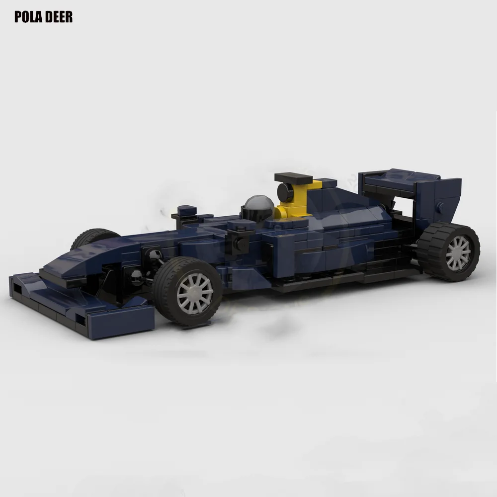 Poladeer 250 Pcs F1 Formula RB7 Racing Car Creative Design Assembly Custom Building Blocks Puzzle Model Boy Toy Holiday Gift