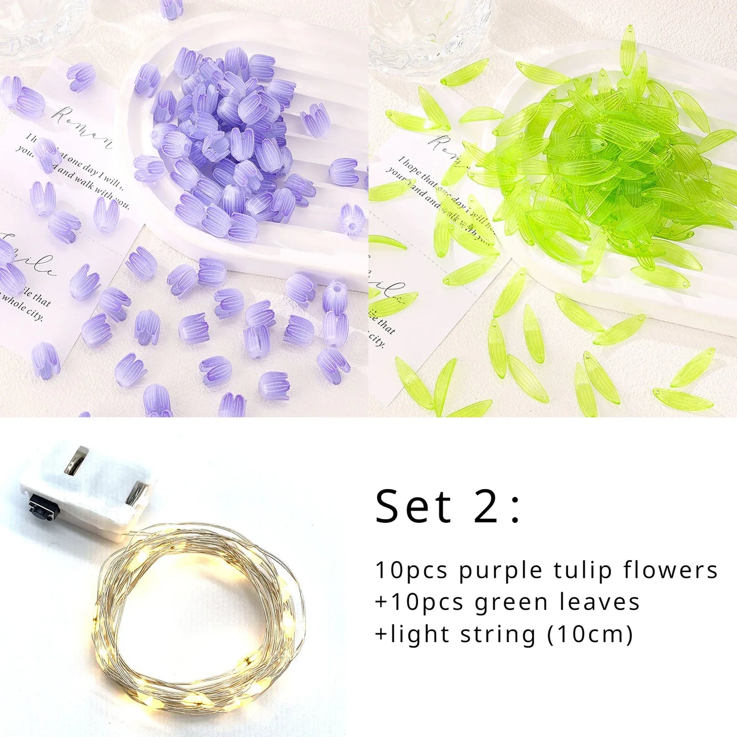 Artificial Tulip Flower Lamp Christmas Gifts Handmade DIY Infinity Tulips Garden Night Light LED Wedding Decor Birthday Gift