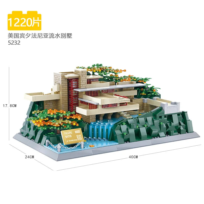 Wange Blocks World Architecture Building Bricks Castle Villa House Big Ben Church DIY Toys for Man Gifts Girl Adult Present