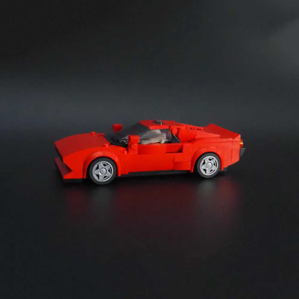 341PCS MOC 288 GTO - Speed Champions 8 Studs Wide Building Blocks Racing DIY Assembly Model Toy Brick Children's Birthday Gifts