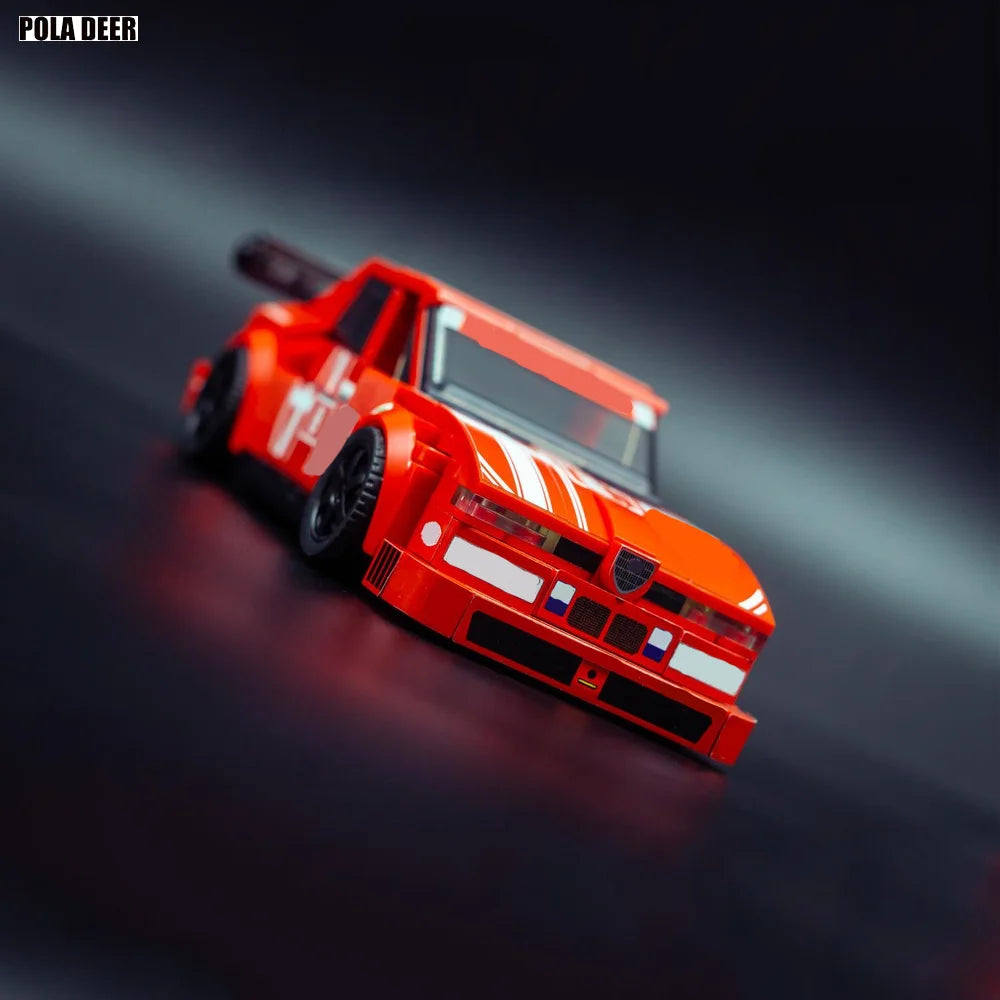 Poladeer 379 Pcs Speed Champion V6TI DTM, Blocs De Construction Créatifs Et Personnalisés, Modèle De Puzzle, Jouet Cadeau