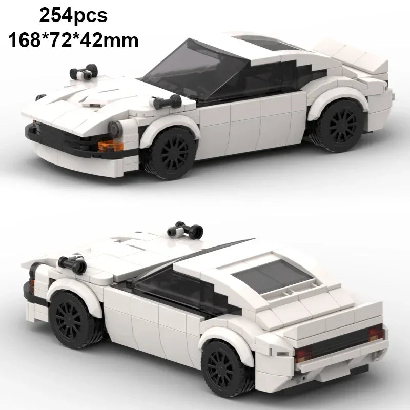 Technical Car City Speed Champion Sports MOC Ideas Creative Racing Car Building Blocks Garage Carro Rennau Voiture Vehicle Toys