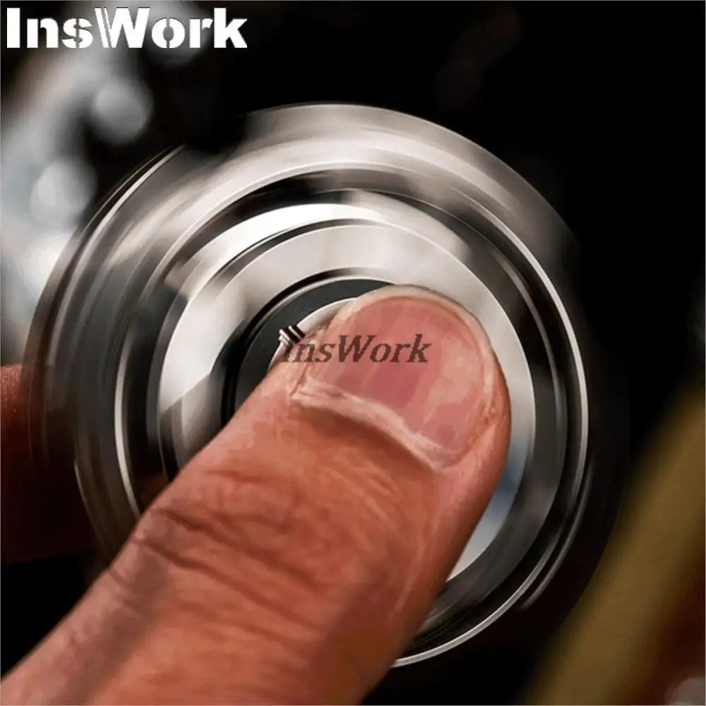 WANWU EDC Zeus X Linkage Structure Titanium Alloy Fingertip Gyro Finger Ring Decompression Toy