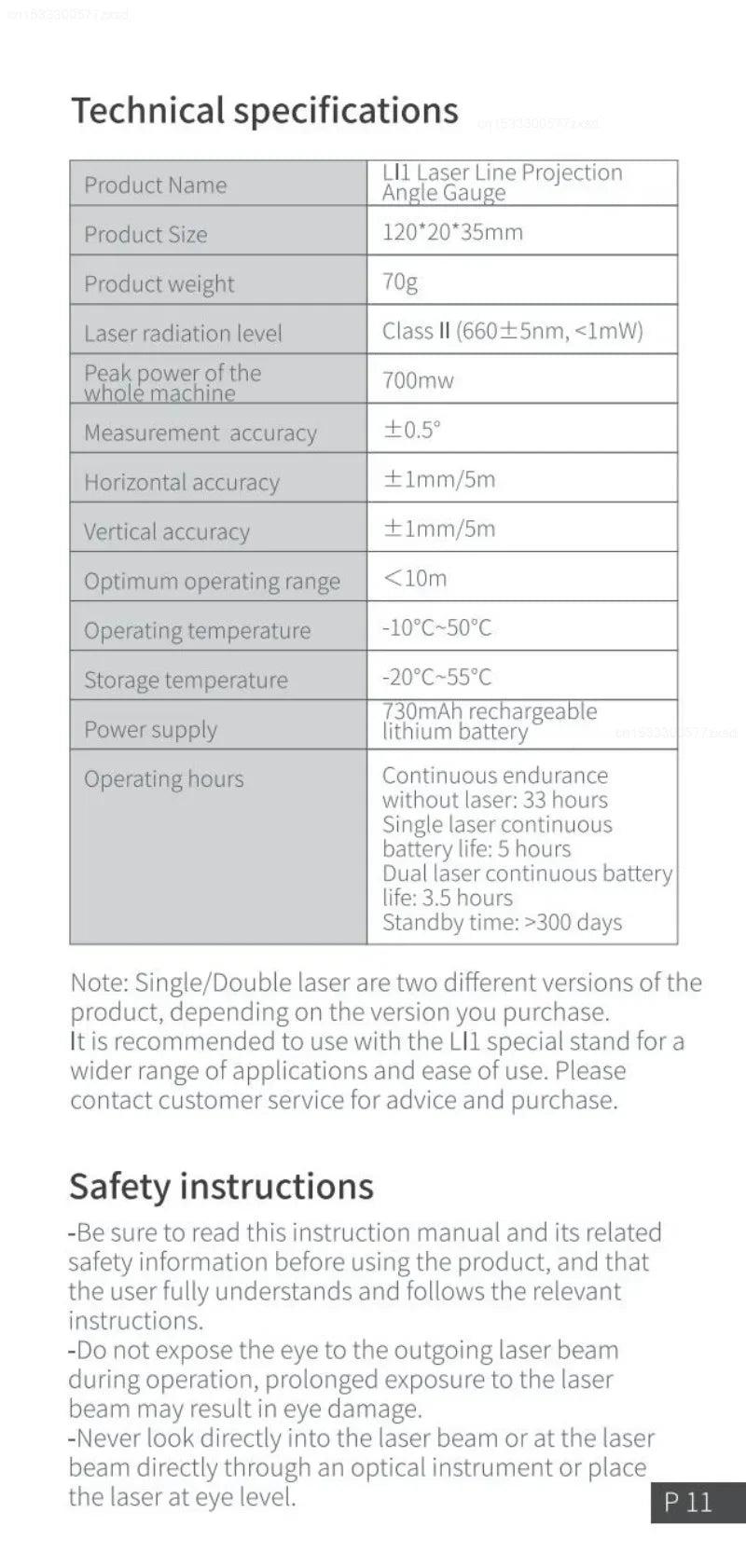 Xiaomi Duka Rapporteur laser Inclinomètre numérique Mesure d'angle 2 en 1 Niveau laser Règle Jauge Outils de construction Règle d'angle