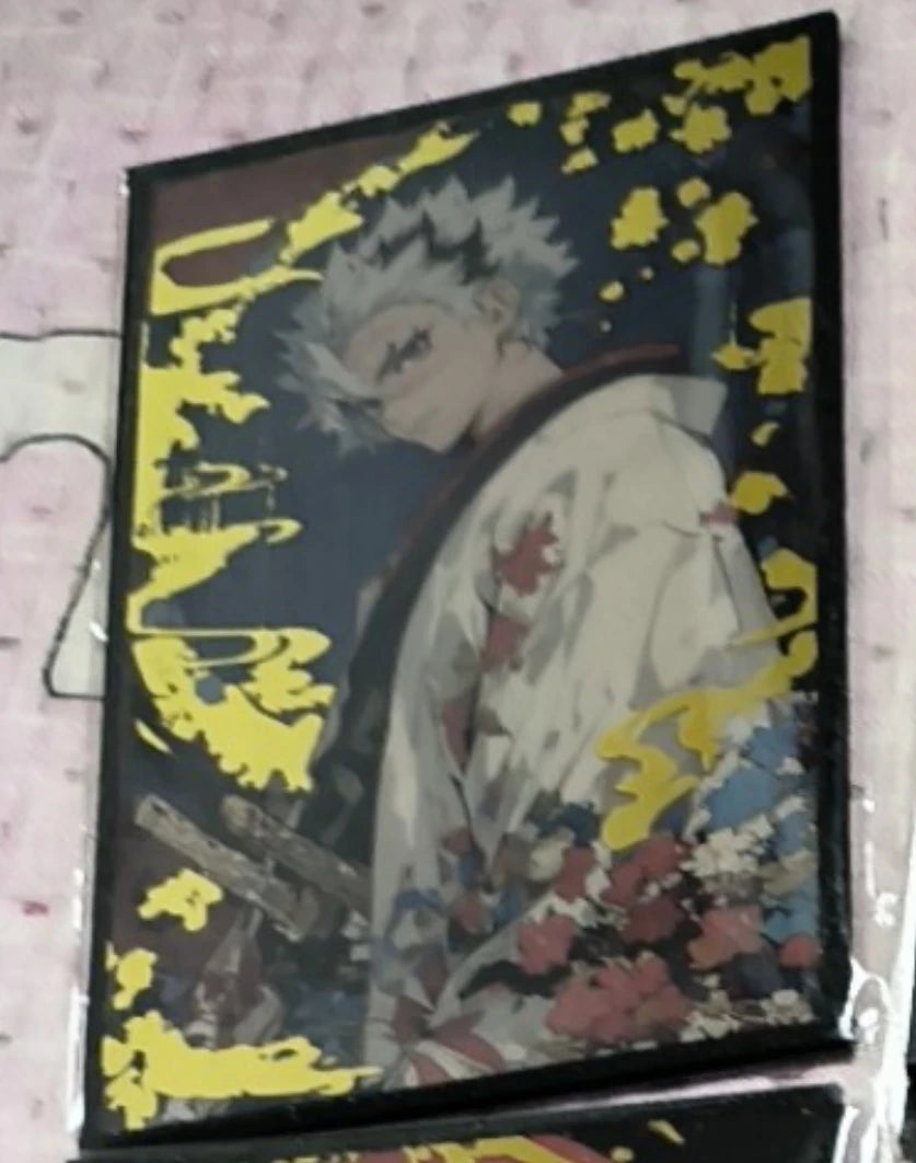 Anime Demon Slayer Kamado Nezuko Kochou Shinobu Rengoku Kyoujurou Kanroji Mitsuri Collection Cards Birthday Gift Children's Toys