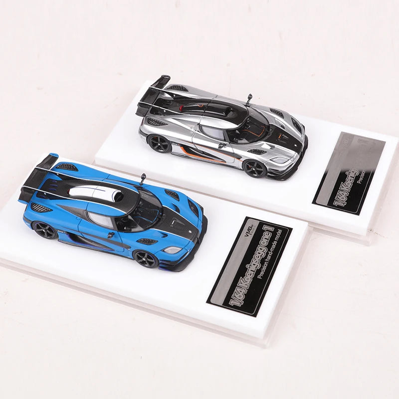 VMB 1:64 One 1 Blue/Silver Resin Model Car Limited Edition
