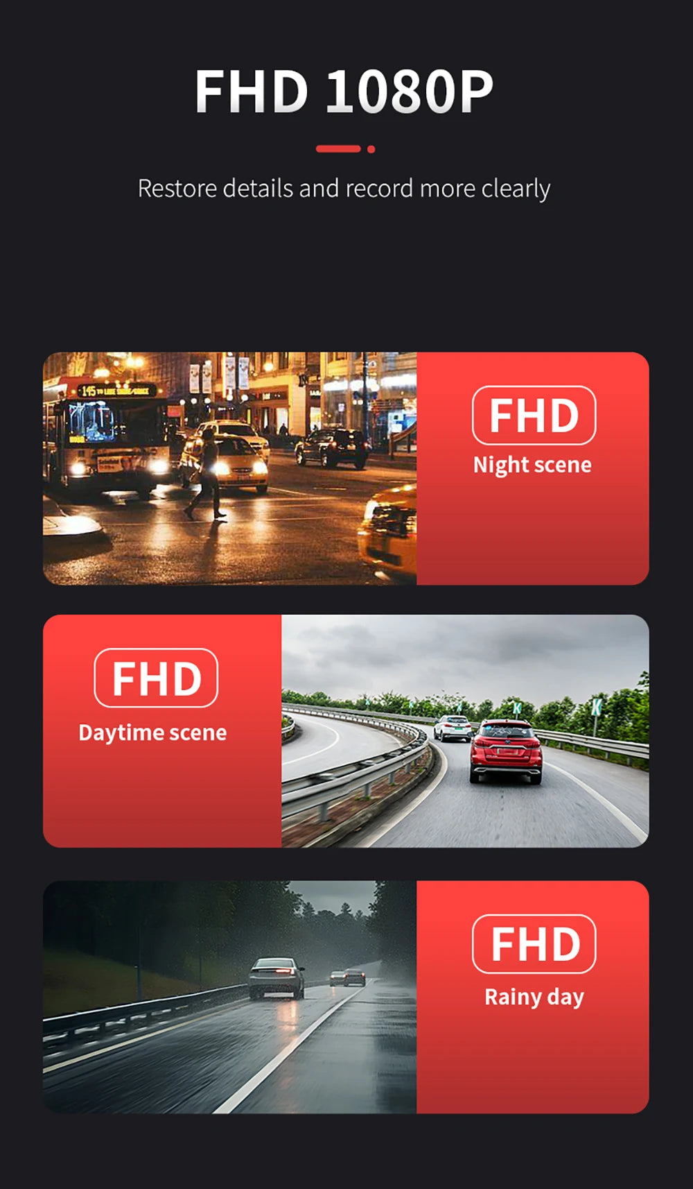 Grabadora de video DVR para automóvil de 4 lentes 1080P con control por aplicación WIFI, cámara de tablero de 360 grados, visión nocturna, cámara de visión trasera delantera izquierda y derecha para automóvil