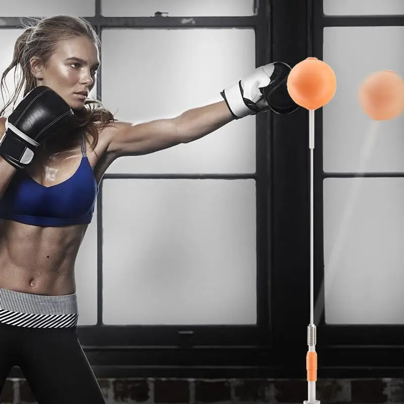 Reflex Punching Bag Freestanding Punching Bag Boxing Gear Sports Trainer Hand-Eye Coordination Workout Kit Speed Bag With Stand