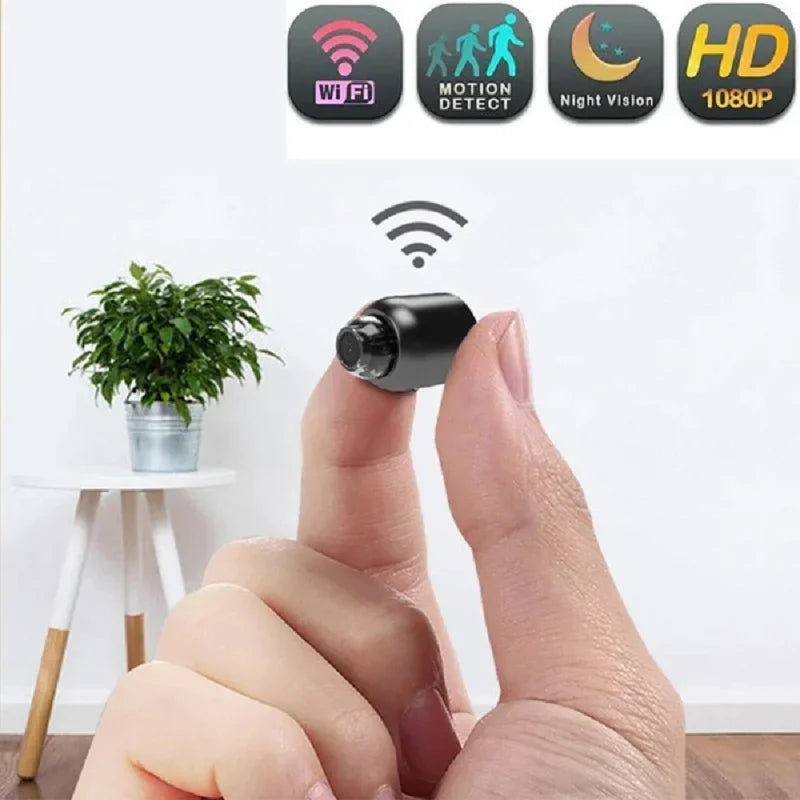 Mini caméra HD 1080P sans fil WiFi Baby Monitor Sécurité intérieure Surveillance Vision nocturne Caméscope Enregistreur audio vidéo