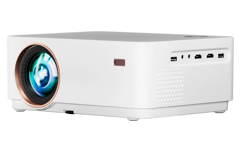 WZATCO Nouveau D5 1080P 5G WiFi Android Smart Digital Focus Full HD Projecteur LED Vidéo Home Cinéma Cinéma Projecteur LCD Beamer