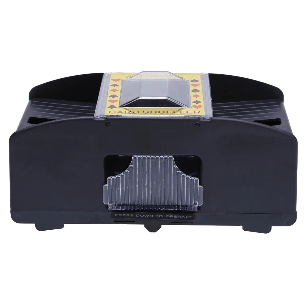 Automatic Card Shuffling Machine 1/2 Decks Electric Poker Card Shuffler USB Battery-Operated Shuffler for Card Games Home Party