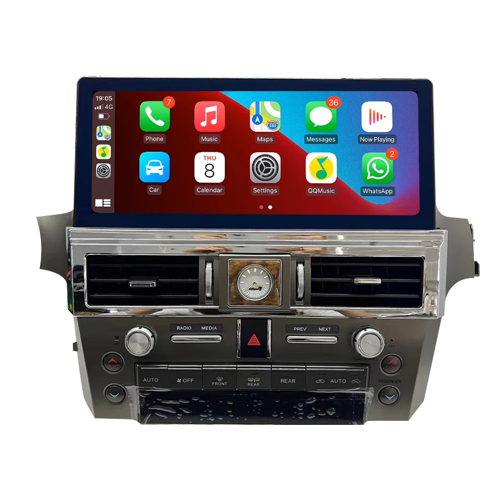 Android For Lexus GX400 GX460 2010-2020 Car Radio 8+256GB Multimedia Player Recorder 12.3" Touch Screen Head Unit Carplay Navi