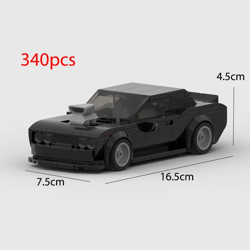 2022 Hot MOC Speed City Car Champion Racer Classic Supercar Building Blocks Brick Racing Super Technique Creative Garage DIY Set