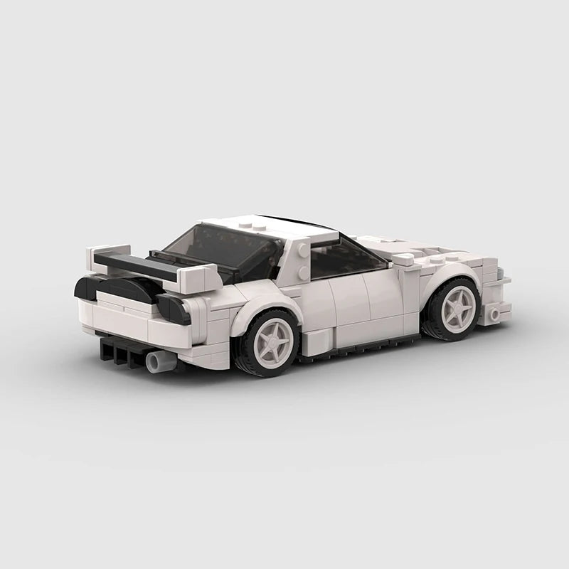 Supercar F1 City Speed Champions Racing Car RX-7 Model Building Blocks MOC Supercar Racers Vehicle Technique Bricks Kids Toys