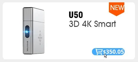Byintek U90 Pro Rechargeable Smart 3D Projector DLP LED Outdoor Small Portable Beamer, Mobile Mini 1080P Android WIFI Projecteur