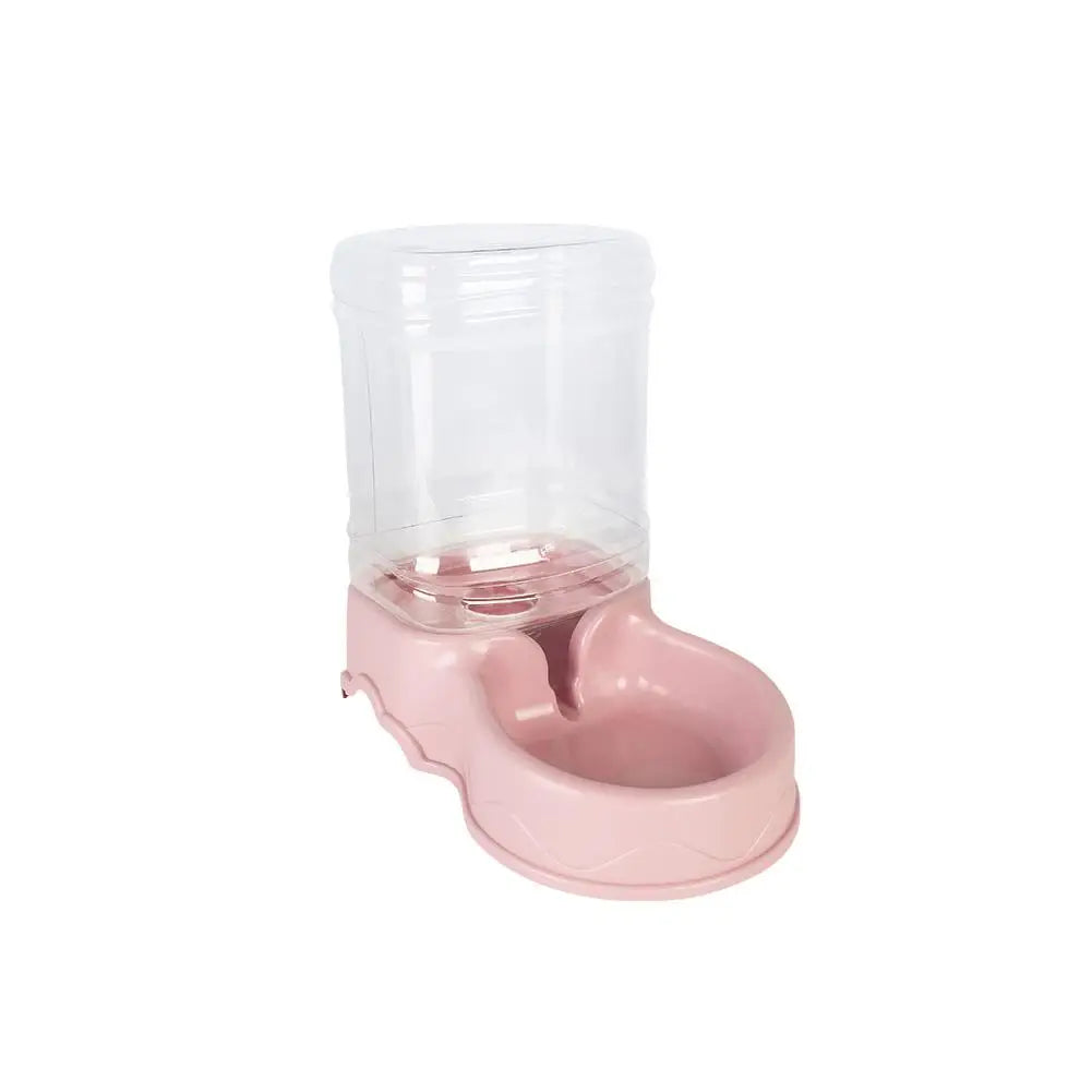 1 cuenco para beber y comedero automático para mascotas, capacidad de 3,8 l, cubo grande para almacenar alimentos, combinación de suministros para mascotas U2w3