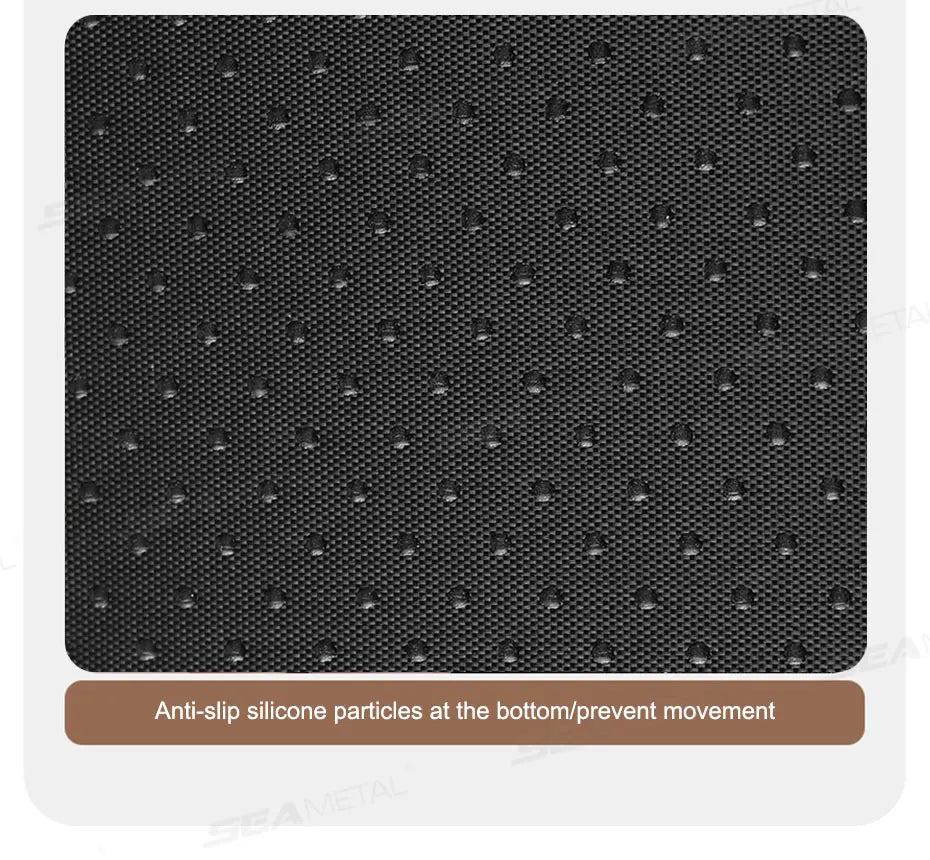SEAMETAL Car Arm Rest Cover Cushion Wear-Resistant Center Console Box Protector Anti Slip Armrest Box Pad with Storage Pocket