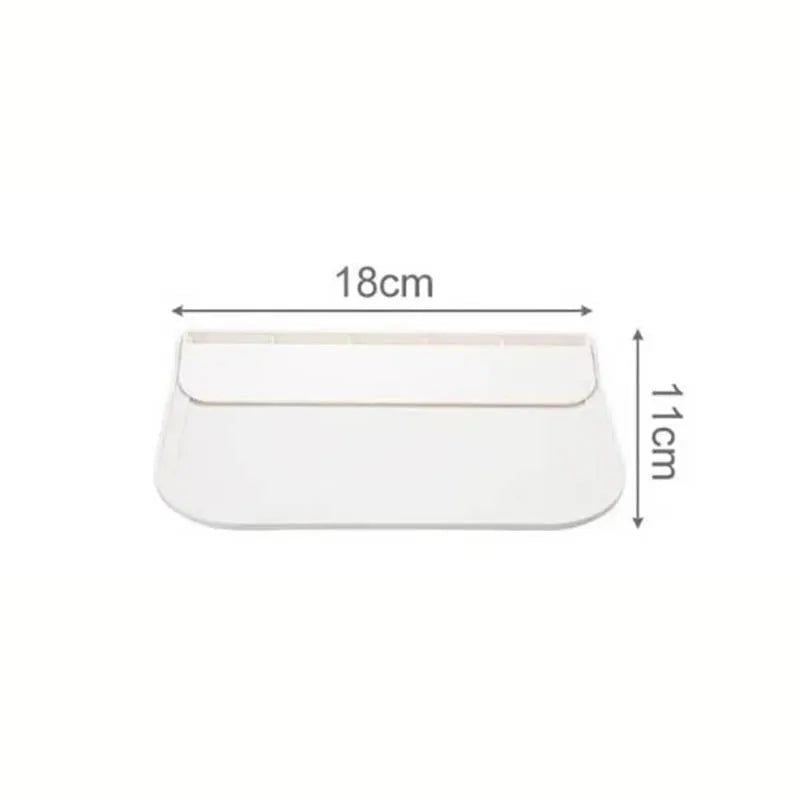 1 estante plegable para montar en la pared, para baño, inodoro, cocina, mesita de noche, almacenamiento de teléfono sin perforaciones, almacenamiento de enrutador wifi