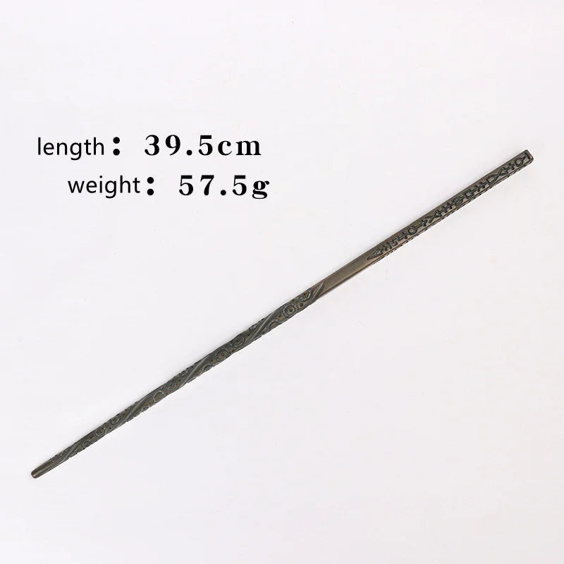 32-41cm Funny Magic Wands Resin Magic Wizard Wand Movie Dumbledore Snape Cosplay Props For Boys Girls Gift