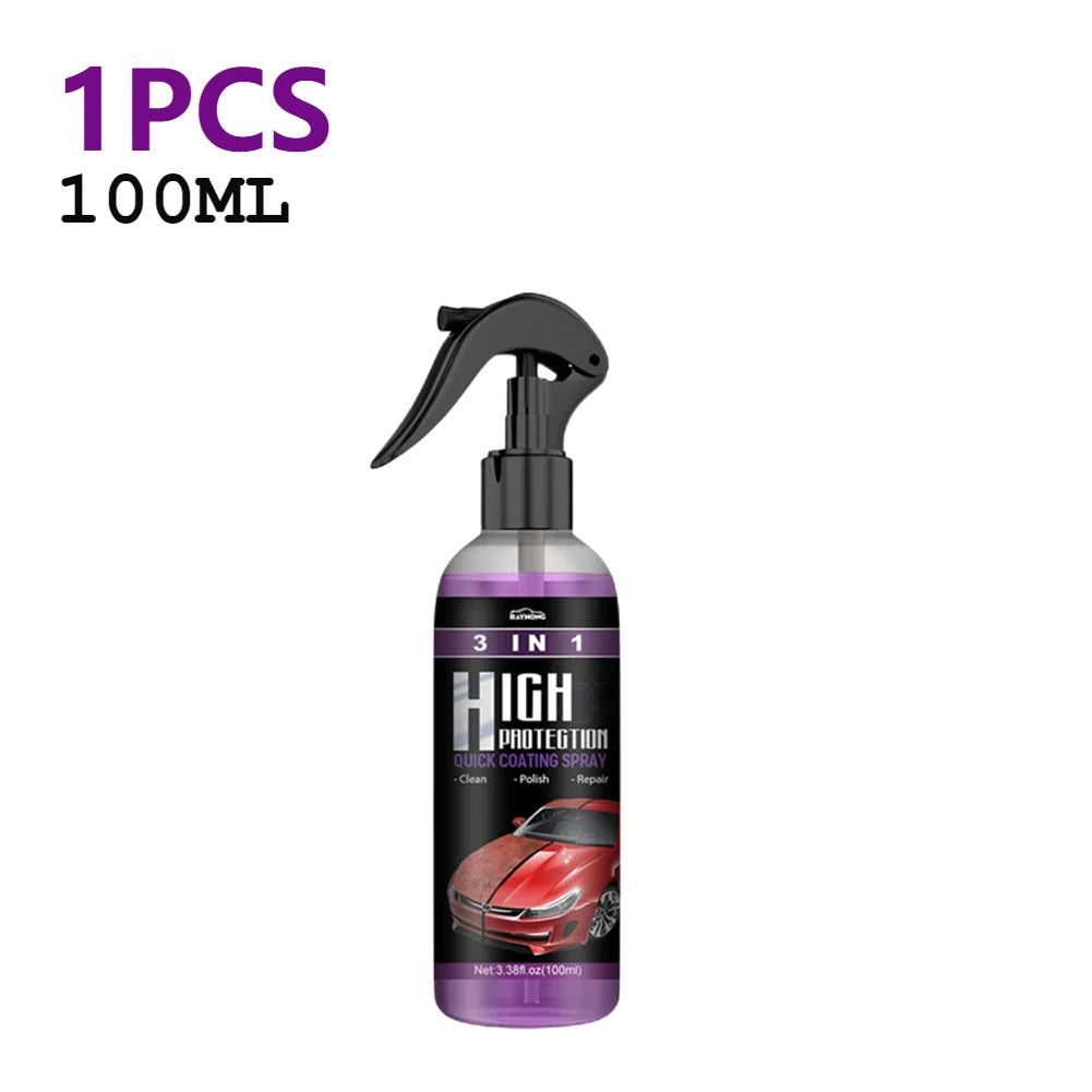 3 In 1 Car Ceramic Nano Coating Liquid Nano Crystal Hydrophobic Layer Polishing Paint Agent Car Polish Nanos Coatings 30/100ML