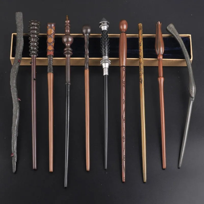 24 Kinds of Metal Core Magic Harried Wands Malfoy Voldmort Hermione Ron Bellatrix McGonagall Magical Potter Wand Box