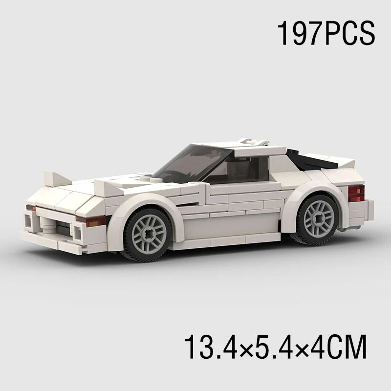 Racing Car City Speed Champions Sports Model Building Blocks DIY Bricks MOC Toy Classic Rally Super Racers Vehicle f1 technique