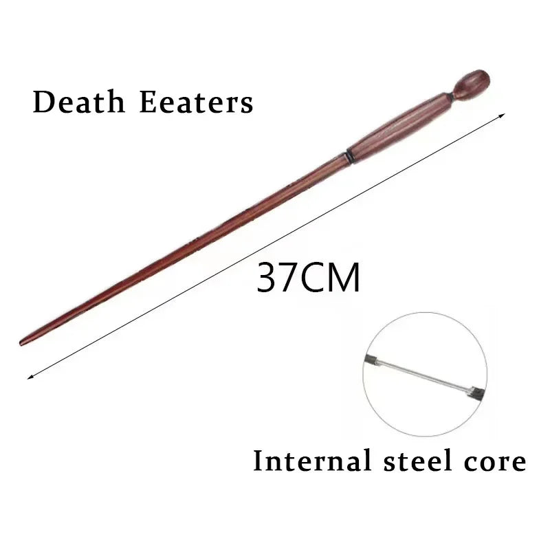 36 Styles Harry Magic Wand Resin Material Built in Steel Core Dumbledore Staff Cosplay Voldemort Props Christmas Gift Kid