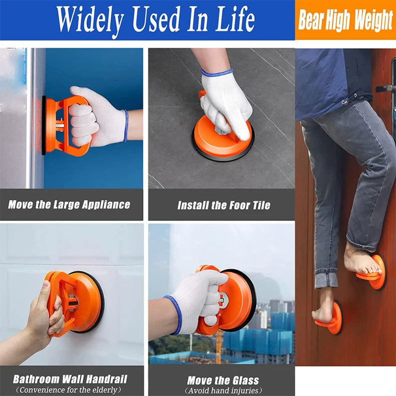 2 in 1 Car Repair Tool Body Repair Puller Big/Small Orange/Black Suction Cup Remove Dents Puller For Dent Glass Suction Removal