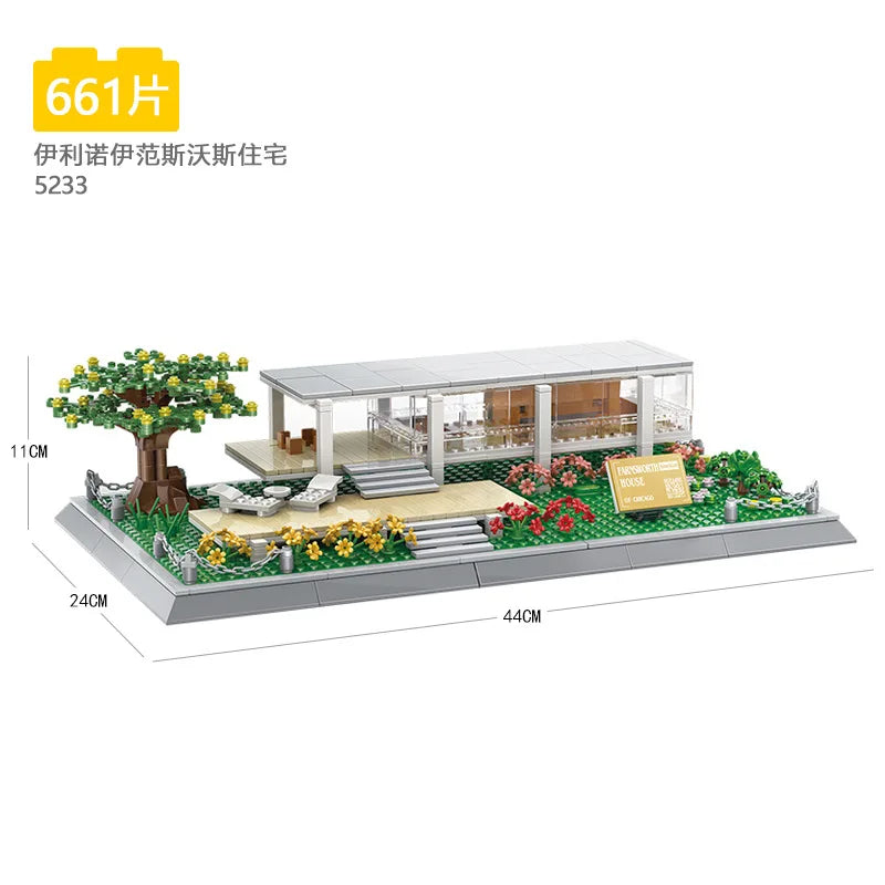 Wange Blocks World Architecture Building Bricks Castle Villa House Big Ben Church DIY Toys for Man Gifts Girl Adult Present