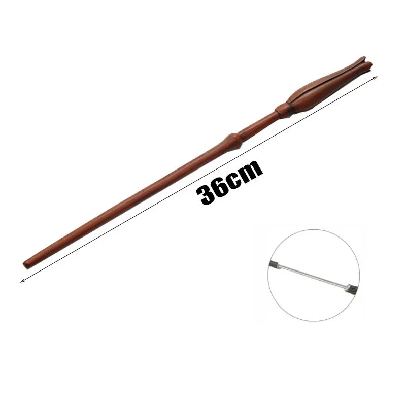 27Pcs Anime Cosplay Show Metal Core Magic Wand Children Decoration Toy Accessories For Kids Bacchetta Di Plastic Magic Stick