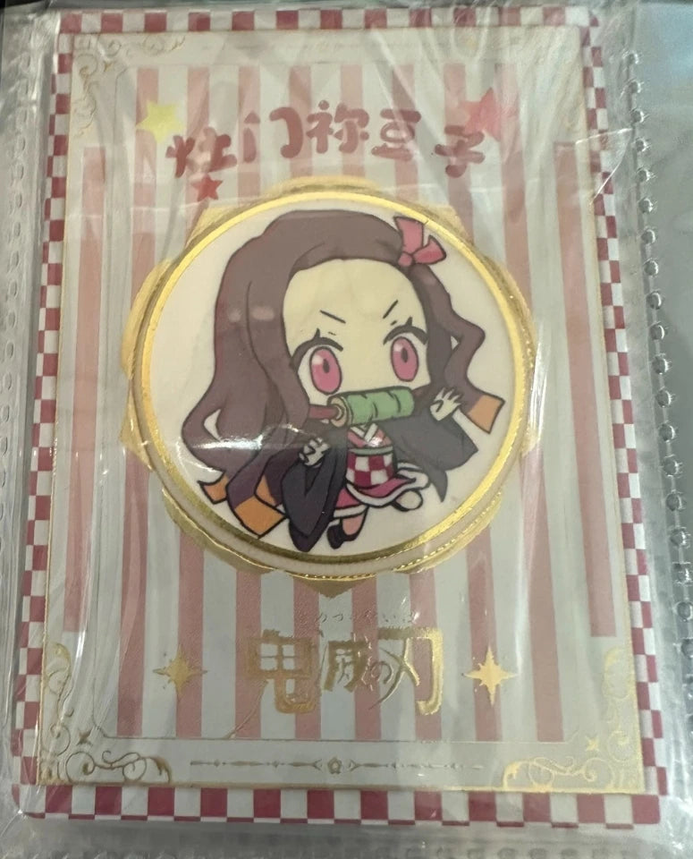 Anime Demon Slayer Kamado Tanjirou Agatsuma Zenitsu Kochou Shinobu Kanroji Mitsuri Rare Collection Card Birthday Gift Toys