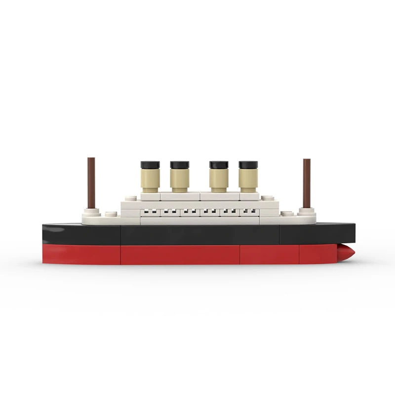 Titanic Break In Half RMS Cruise Sank Building Blocks Moc Ship Boat 3D Plastic Model DIY Steamboat Gifts Kids Toys City Movie