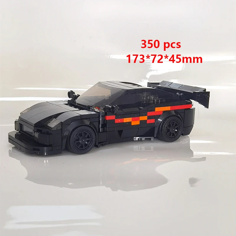 Technical Car City Speed Champion Sports MOC Ideas Creative Racing Car Building Blocks Garage Carro Rennau Voiture Vehicle Toys