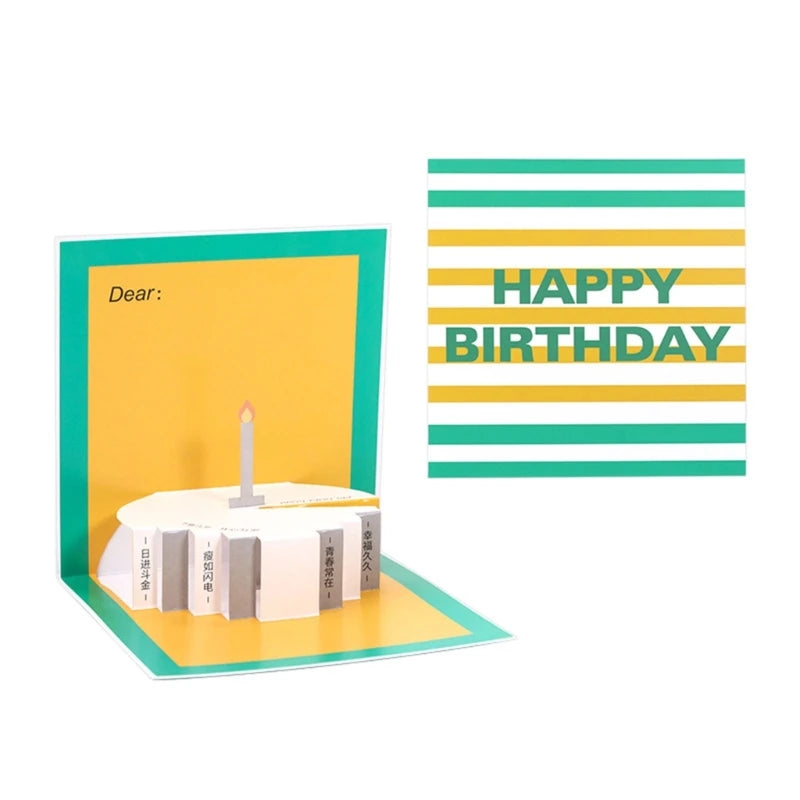 38 Styles 3D Pop Up Greeting Card Love In Hands Birthday Wedding Halloween Christmas Valentines' Day New Year Xmas Kids Gift