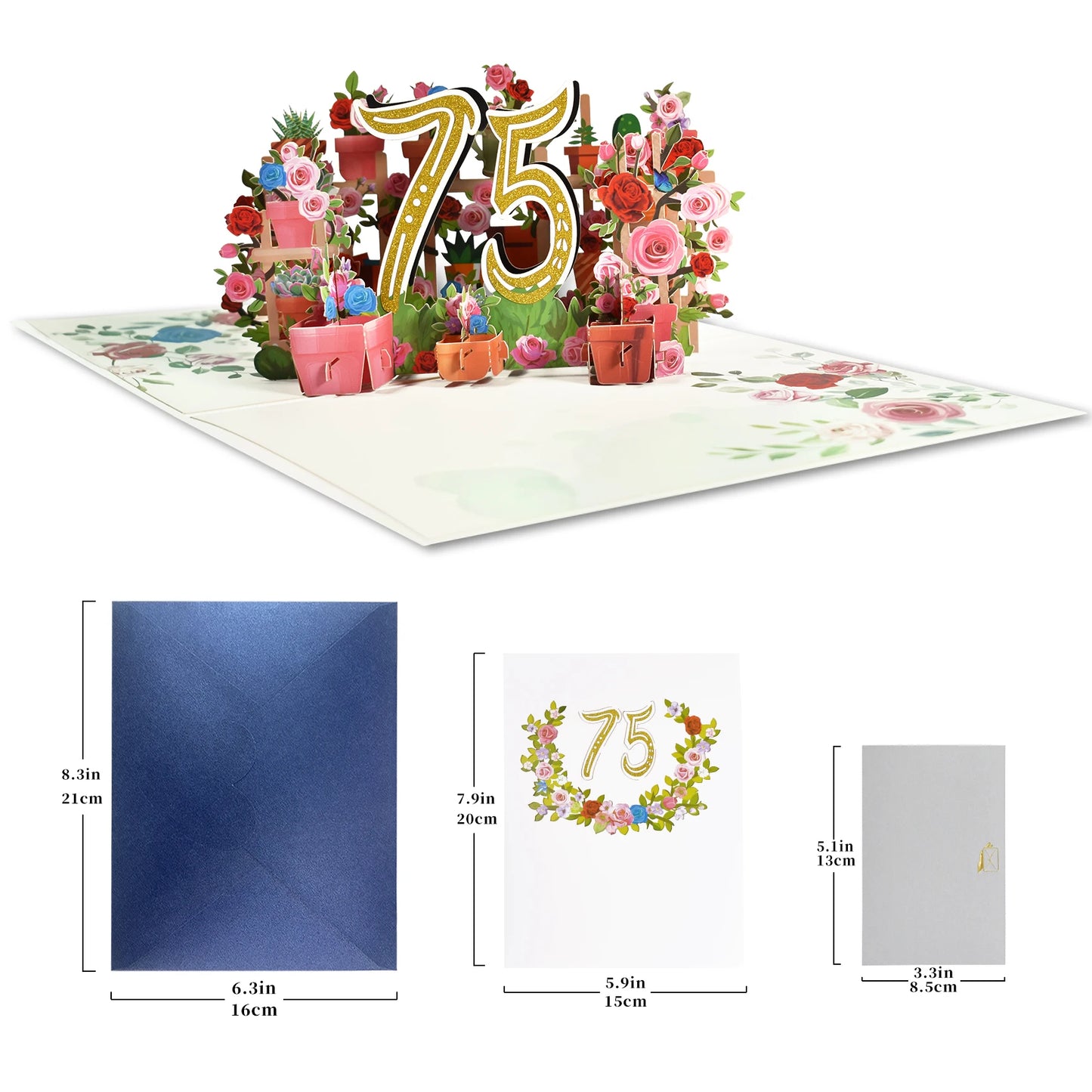 Carte d'anniversaire pop-up 1er 10 28 21 30 Numéro Figure Cartes de vœux 3D pour mariage d'anniversaire