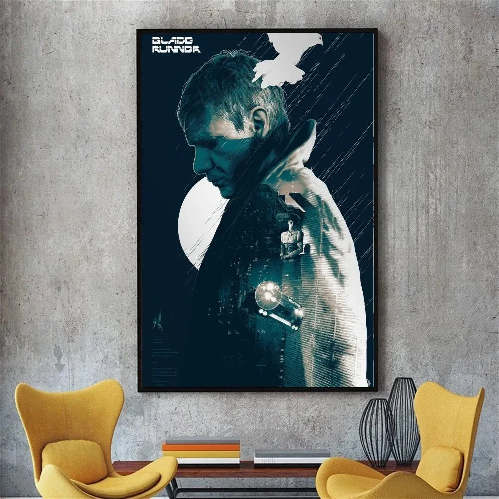Blade Runner 2049 Movie Poster No Framed Poster Kraft Club Bar Paper Vintage Poster Wall Art Painting Bedroom Study Stickers