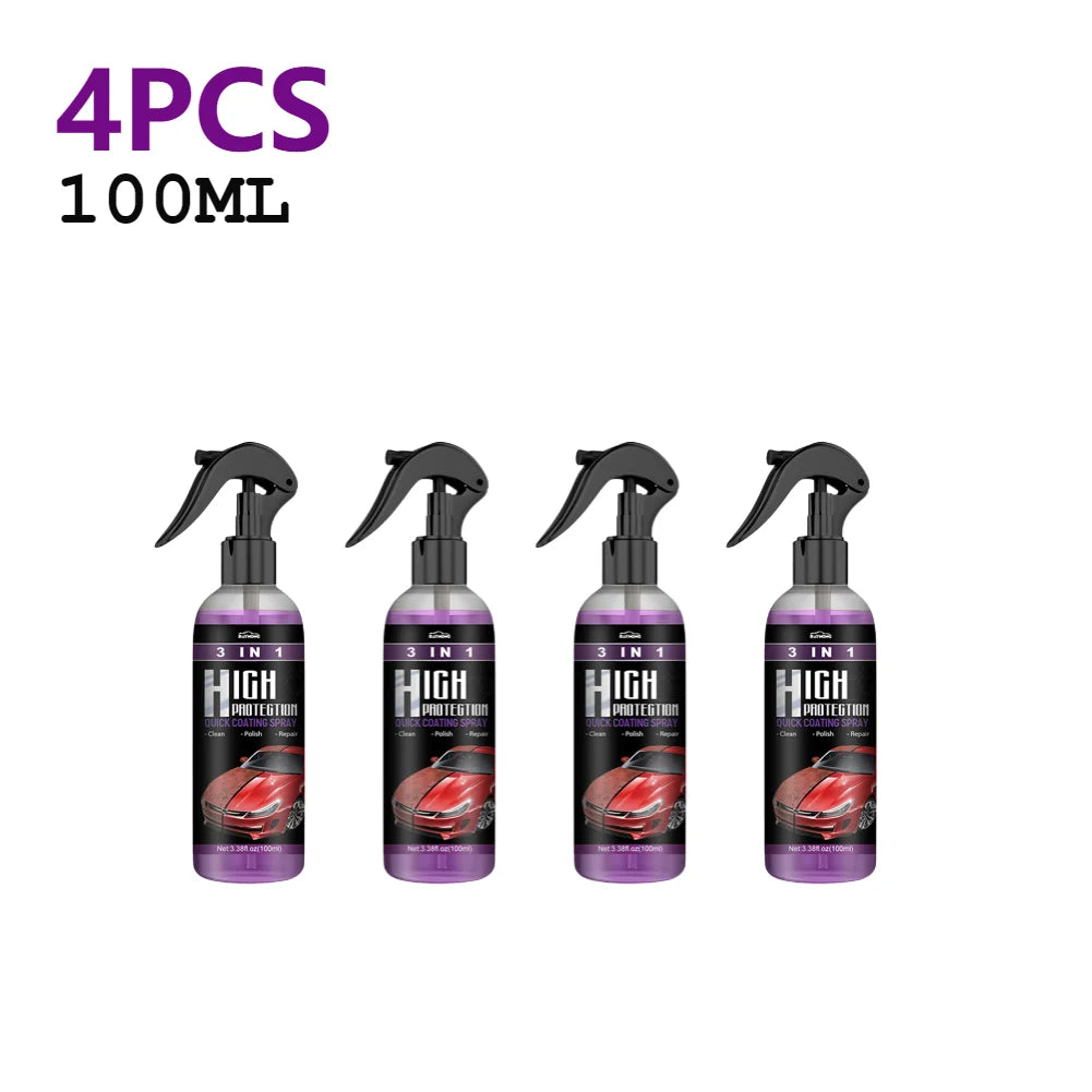 3 In 1 Car Ceramic Nano Coating Liquid Nano Crystal Hydrophobic Layer Polishing Paint Agent Car Polish Nanos Coatings 30/100ML