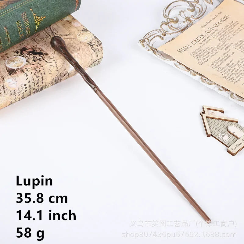 36 Styles Harry Magic Wand Resin Material Built in Steel Core Dumbledore Staff Cosplay Voldemort Props Christmas Gift Kid
