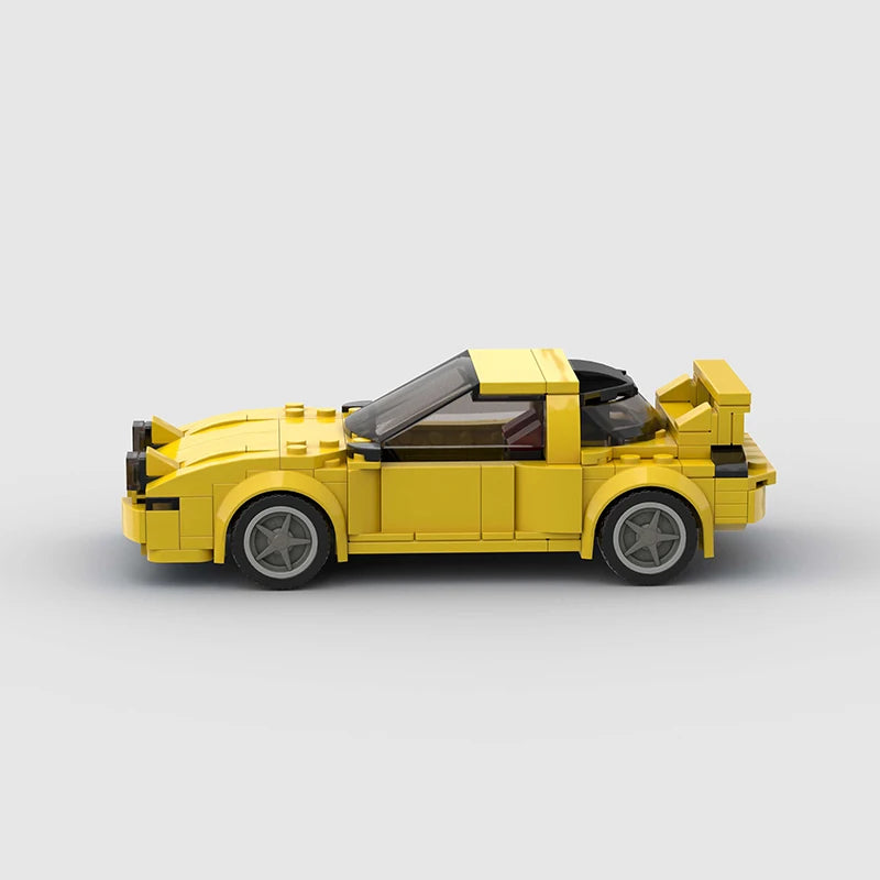 Supercar F1 City Speed Champions Racing Car RX-7 Model Building Blocks MOC Supercar Racers Vehicle Technique Bricks Kids Toys