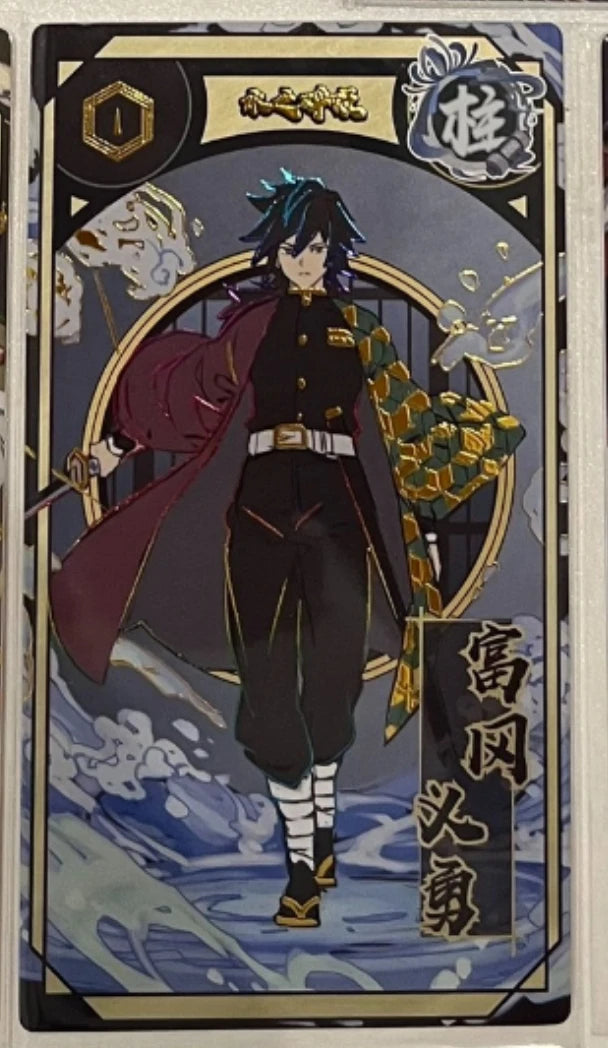 Anime Demon Slayer Quicksand Cards Kanroji Mitsuri Kochou Shinobu Iguro Obanai Uzui Tengen Collection Cards Birthday Gifts Toys