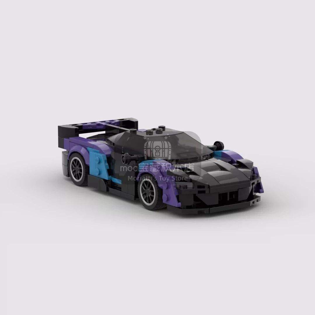 2022 Hot MOC Speed City Car Champion Racer Classic Supercar Building Blocks Brick Racing Super Technique Creative Garage DIY Set
