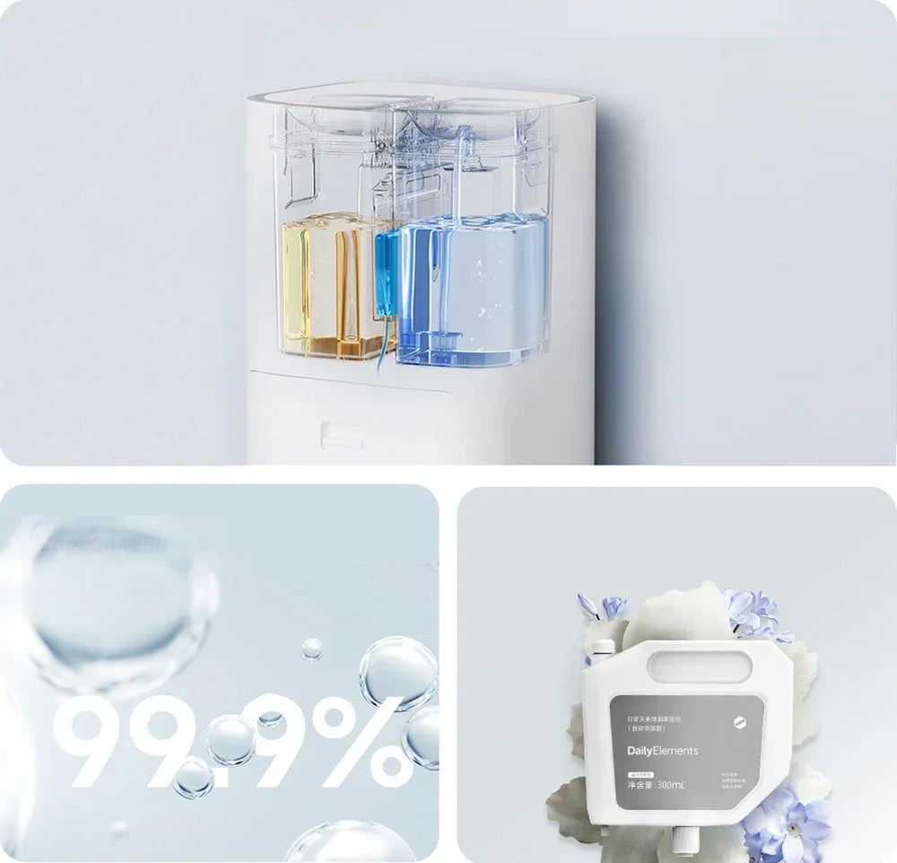 Aspiradoras robot XIAOMI MIJIA Omni 1S B116 Mop Base inteligente Máquina de eliminación de suciedad Recolección de polvo Autolimpieza Base vacía