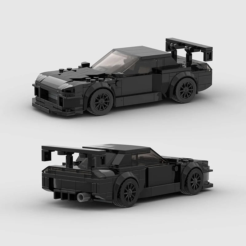 Supercar F1 City Speed Champions Racing Car RX-7 Model Building Blocks MOC Supercar Racers Vehicle Technique Bricks Kids Toys