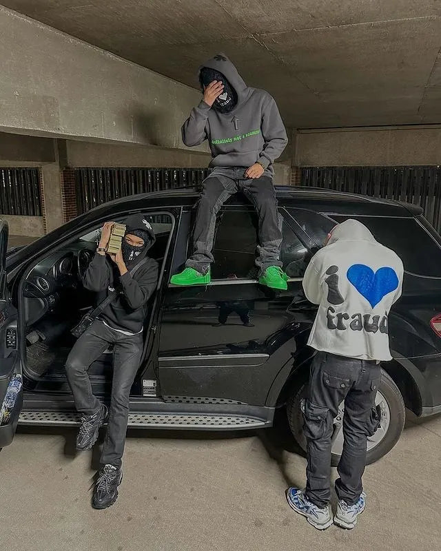 Sudadera con capucha para hombre y mujer, estilo hip hop, con estampado gráfico de letras, estilo Y2K, de gran tamaño, estilo Harajuku, chaqueta gótica, abrigos, ropa