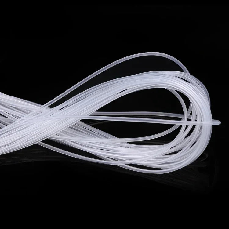 Tubo de silicona flexible de 1 m/5 m, diámetro interior de 0,5, 1, 2, 2,5, 3, 4, 5, 6, 7 y 8 mm, apto para uso alimentario, resistente a la temperatura, no tóxico, transparente