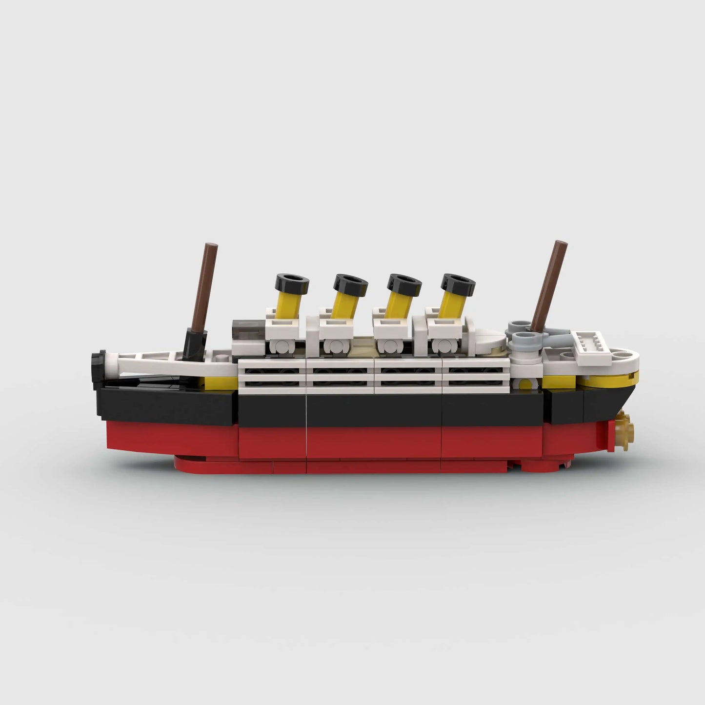 Titanic Break In Half RMS Cruise Sank Building Blocks Moc Ship Boat 3D Plastic Model DIY Steamboat Gifts Kids Toys City Movie